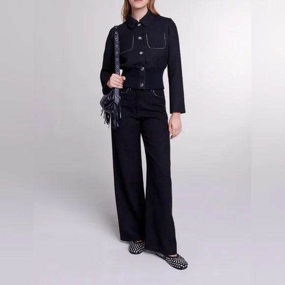 Maje Blopaille Jacket - Picture 2 of 8